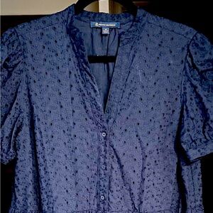 Brooks Brothers NEW - Cotton tiered eyelet dress